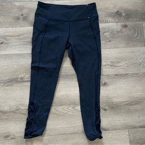 Calia by Carrie Underwood navy blue workout leggings sz Medium
